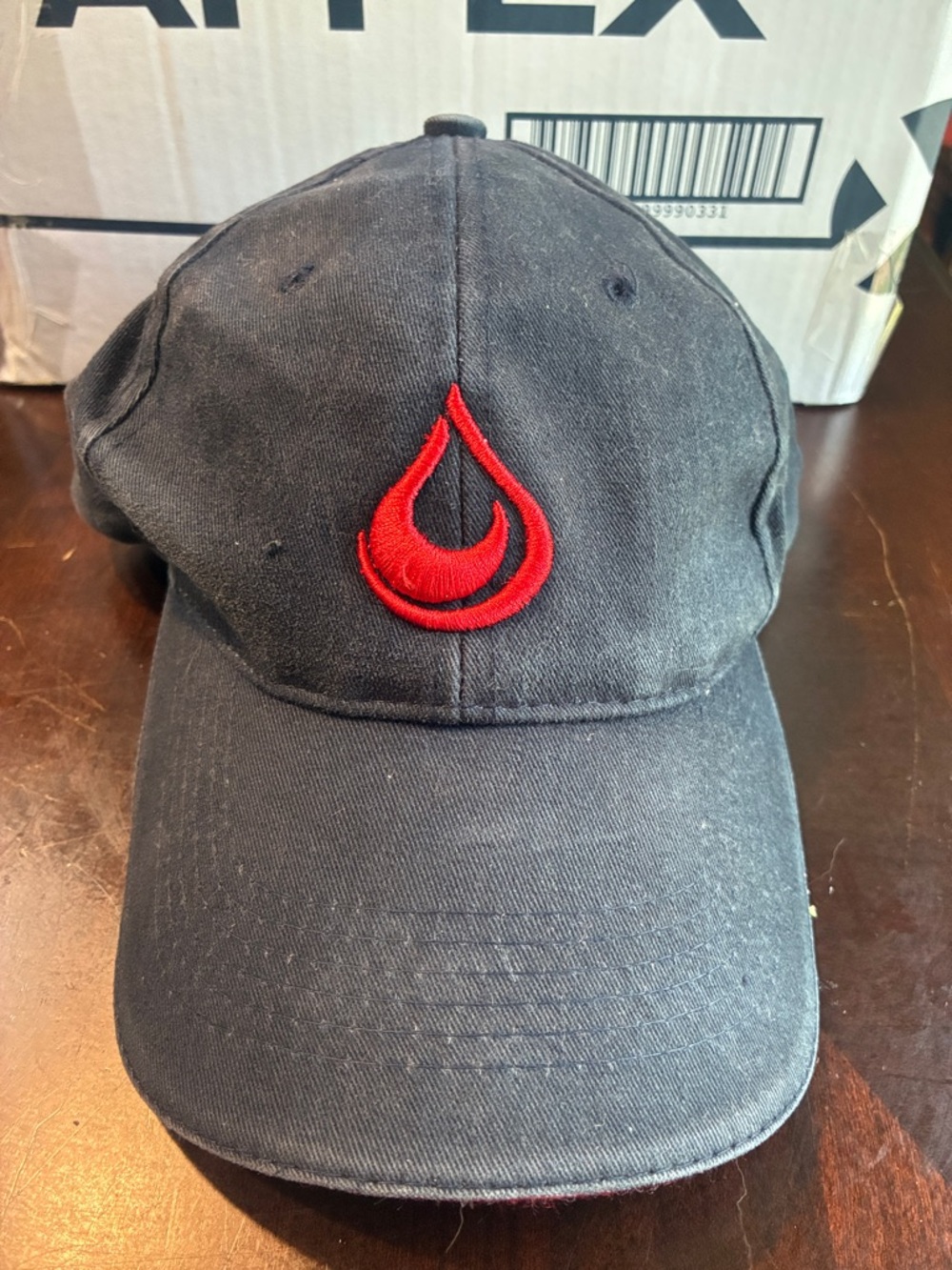 AFF Black Baseball Cap with Red Drop Logo